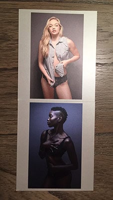 Flyer size business card template