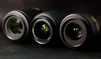 3 lenses in a row