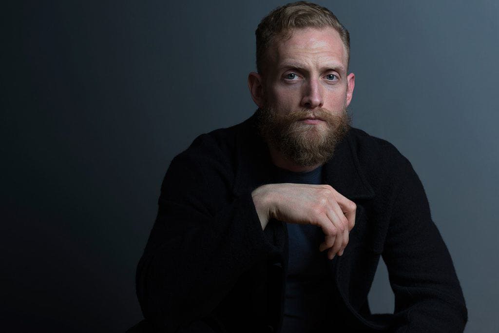 Dramatic moody portrait