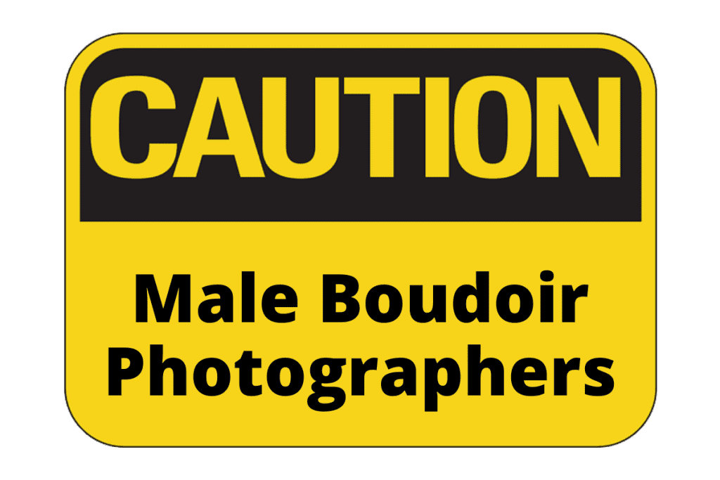 Male boudoir photographer